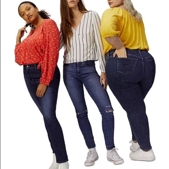 Levi’s Sculpt NEW 311 Shaping Skinny Ankle Jeans Size 27 - Picture 2 of 8